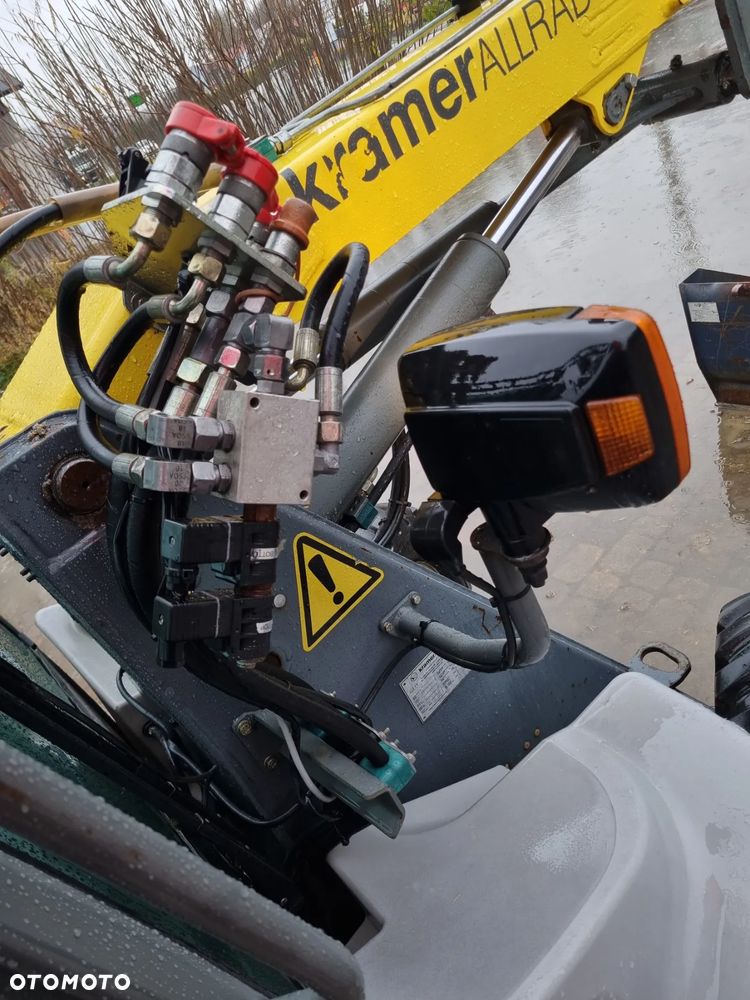 Kramer Ładowarka kołowa 348  JAK NOWA! Import Norwegia Łyżka szufla+ widły Serwisy w Dekra 4koła skręt Zero luzów wycieków Oryginał dodatkowa Hydraulika Yyanmar silnik - 15