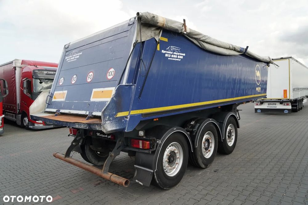 Wielton WYWROTKA / 24 M3 /  ALUMINIOWA / OŚ PODNOSZONA / OSIE SAF / PO KONTRAKCIE SERWISOWYM - 5