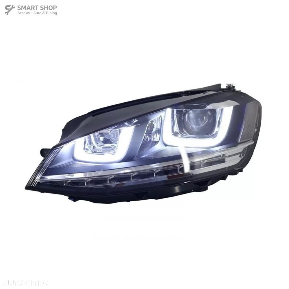 Faruri 3D LED VW Golf VII (2012-2017) R-Line LED Semnalizare Dinamica - 5
