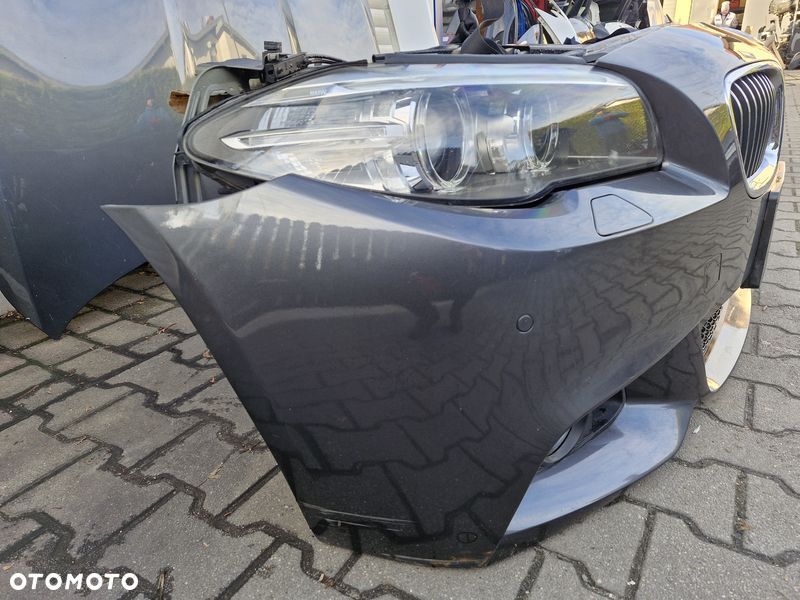 BMW F10 F11 LIFT M PAKIET 2.0I PRZÓD KOMPLETNY MASKA ZDERZAK LAMPA PAS BŁOTNIKi - 5