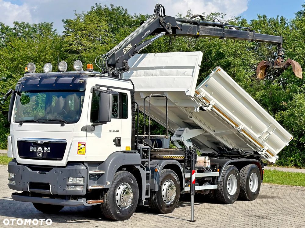 MAN TGS 35.440 *WYWROTKA 5,60 m + BORDMATIC*HIAB 144 E -3 HIDUO + PILOT*8x4 - 3