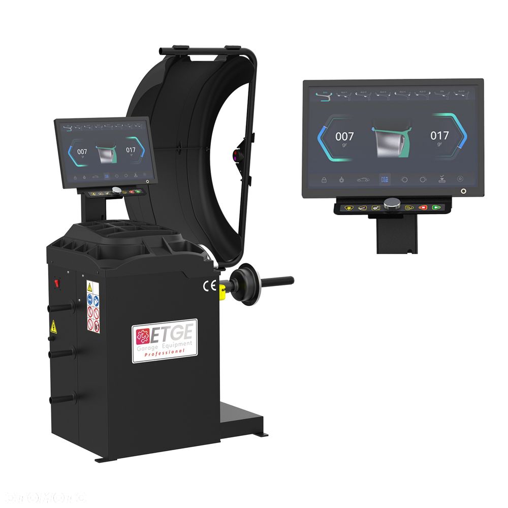 Wyważarka do Kół ETGE-908 BLACK LCD LASER Automatyczna LED Premium CE - 6
