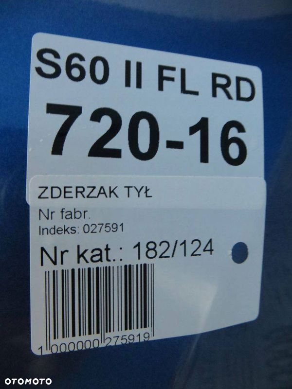 VOLVO S60 II LIFT R-DESIGN ZDERZAK TYŁ TYLNY 720- 13- - 7