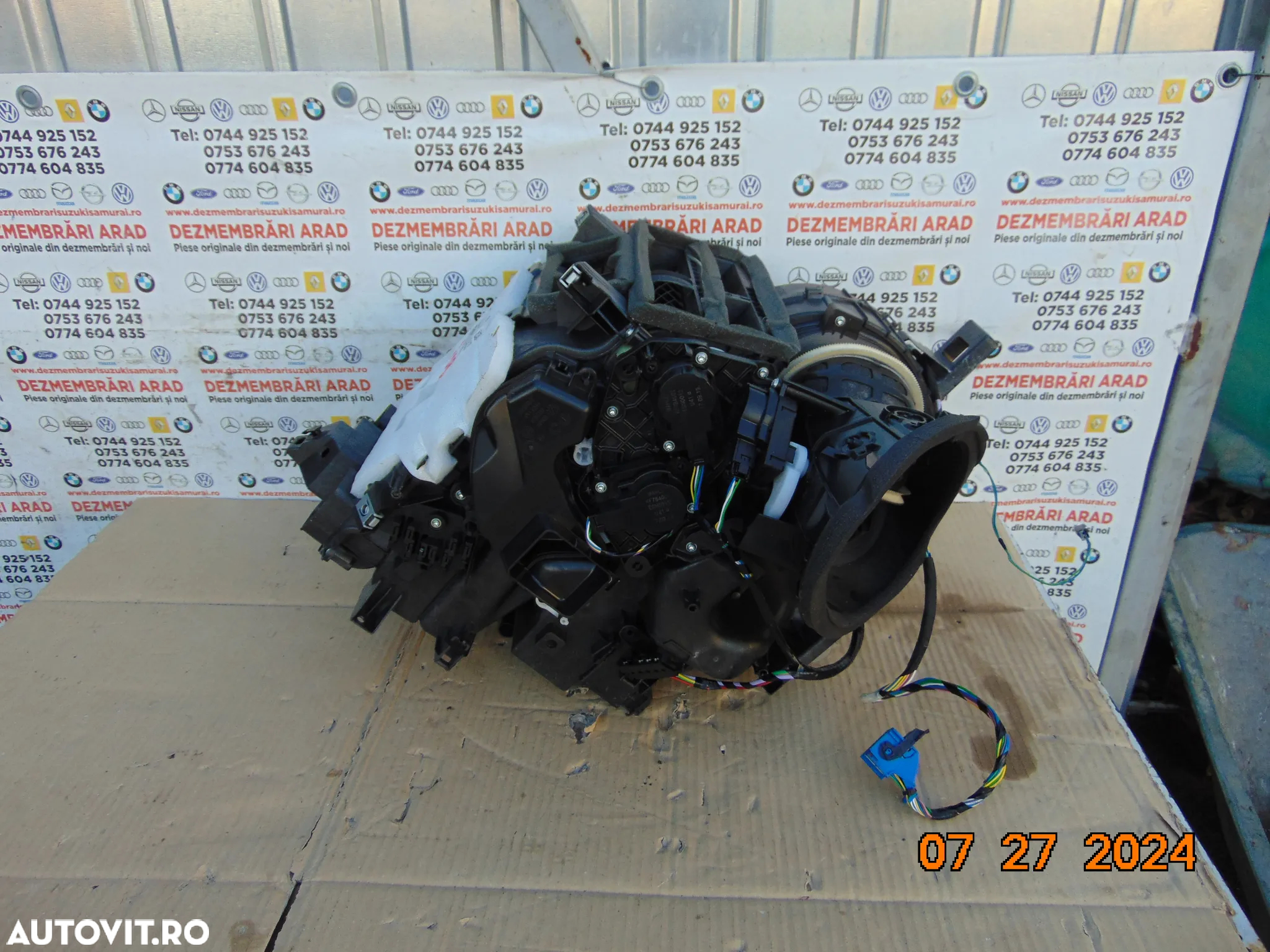 Aeroterma Peugeot 208 dupa 2019 radiator incalzire motoras clapete cod 9826065380 - 2