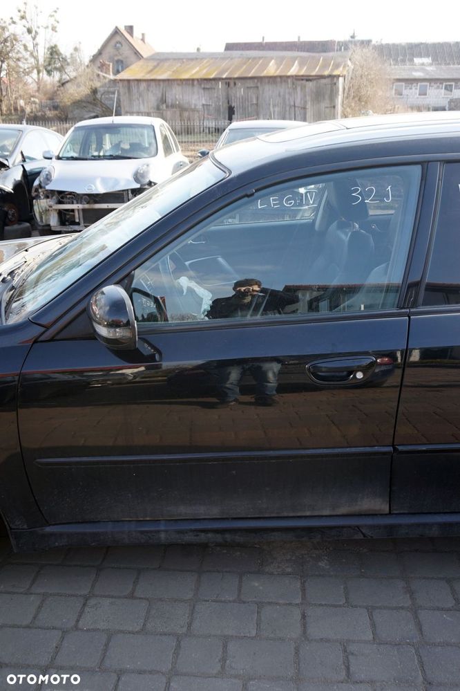 DRZWI PRZEDNIE LEWE LEGACY IV BL LIFT KOMBI 32J  CZARNY SUBARU 2006-2009 - 1