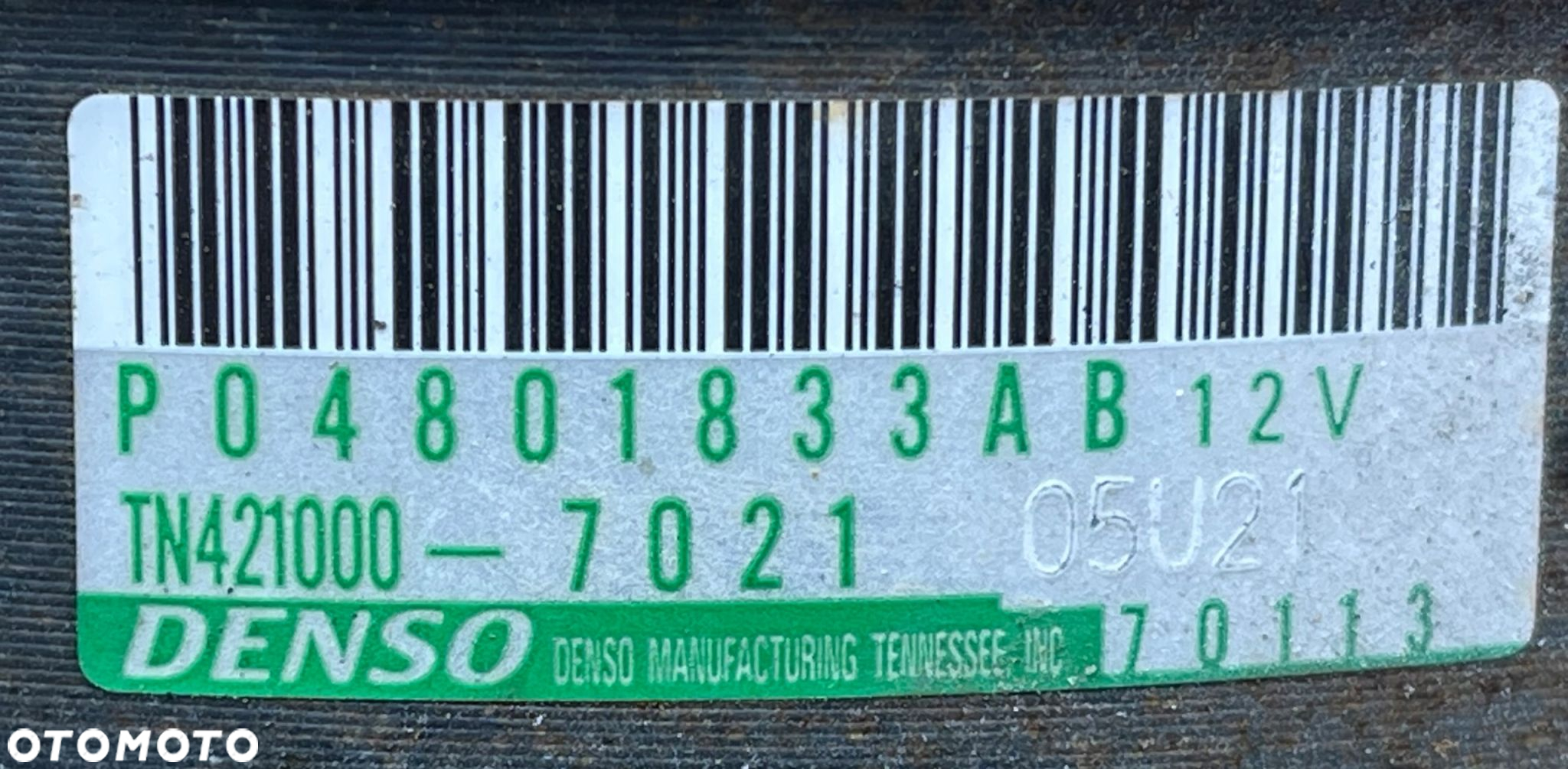 P5 DODGE CHARGER 2017 V8 5.7 ALTERNATOR 04801833AB - 4