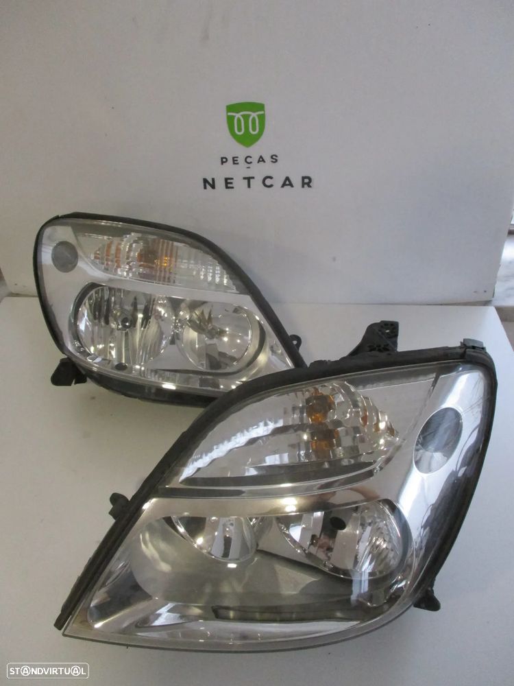 Farol Optica Renault Scenic 2001 Esquerdo e Direito - 1