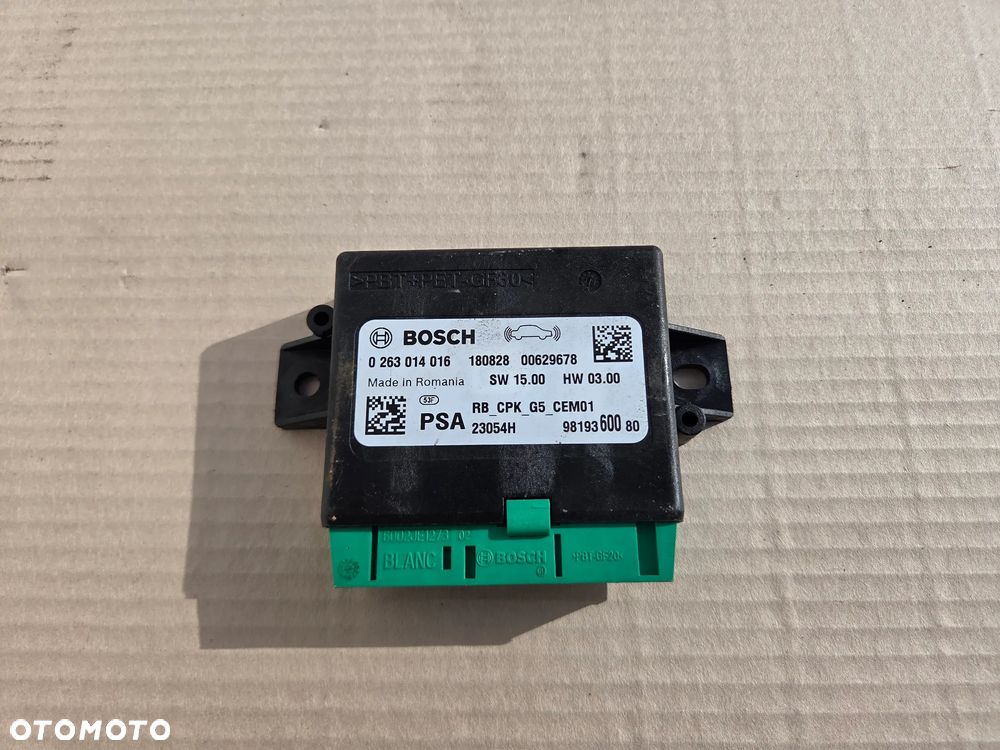 Moduł parkowania PDC Citroen C3 III  9819360080 - 1