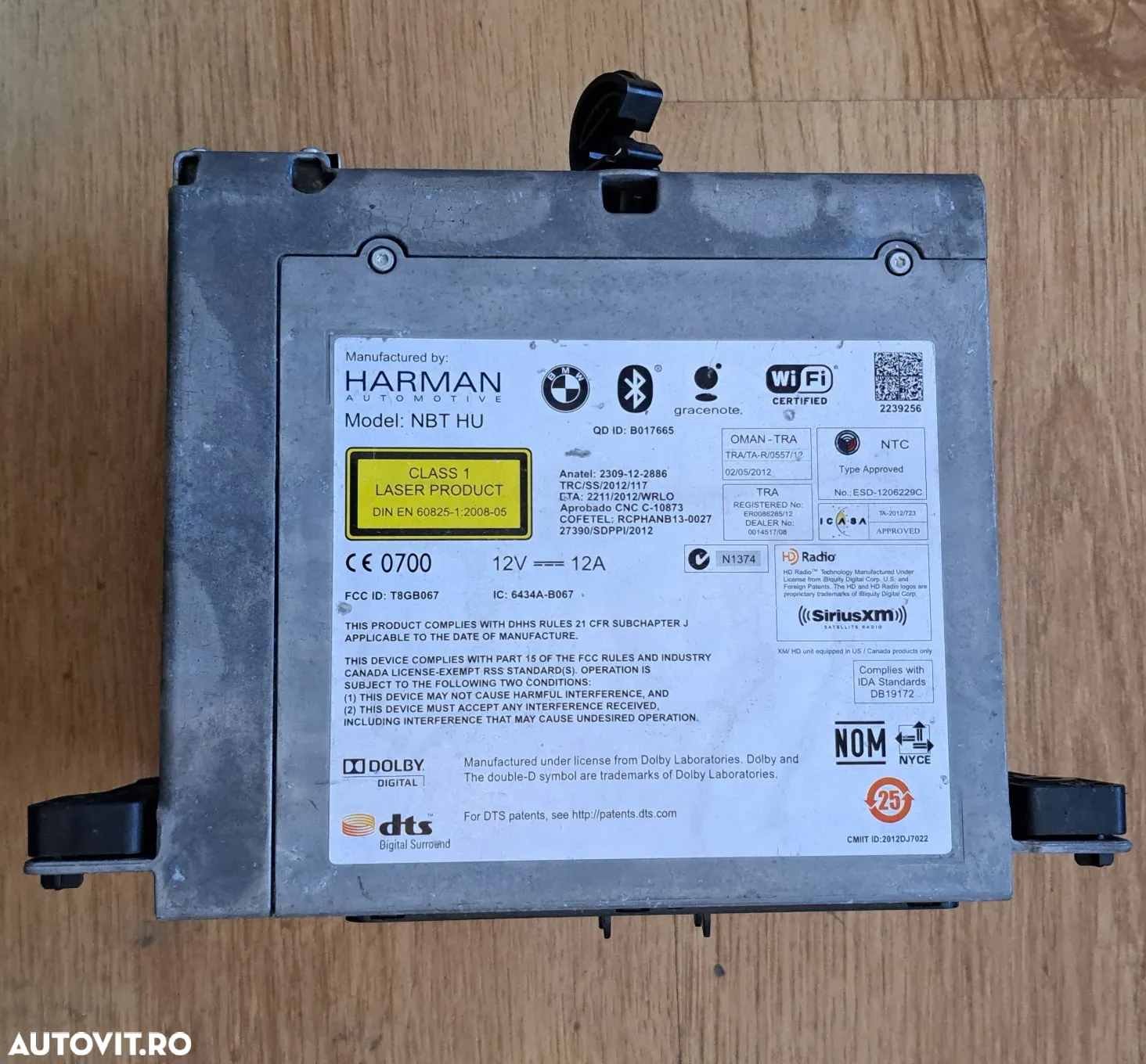 Kit set navigatie profesionala Harman NBT HU original BMW display navigatie Seria 7 F01 + LCI F02 + LCI F03 + LCI - 6