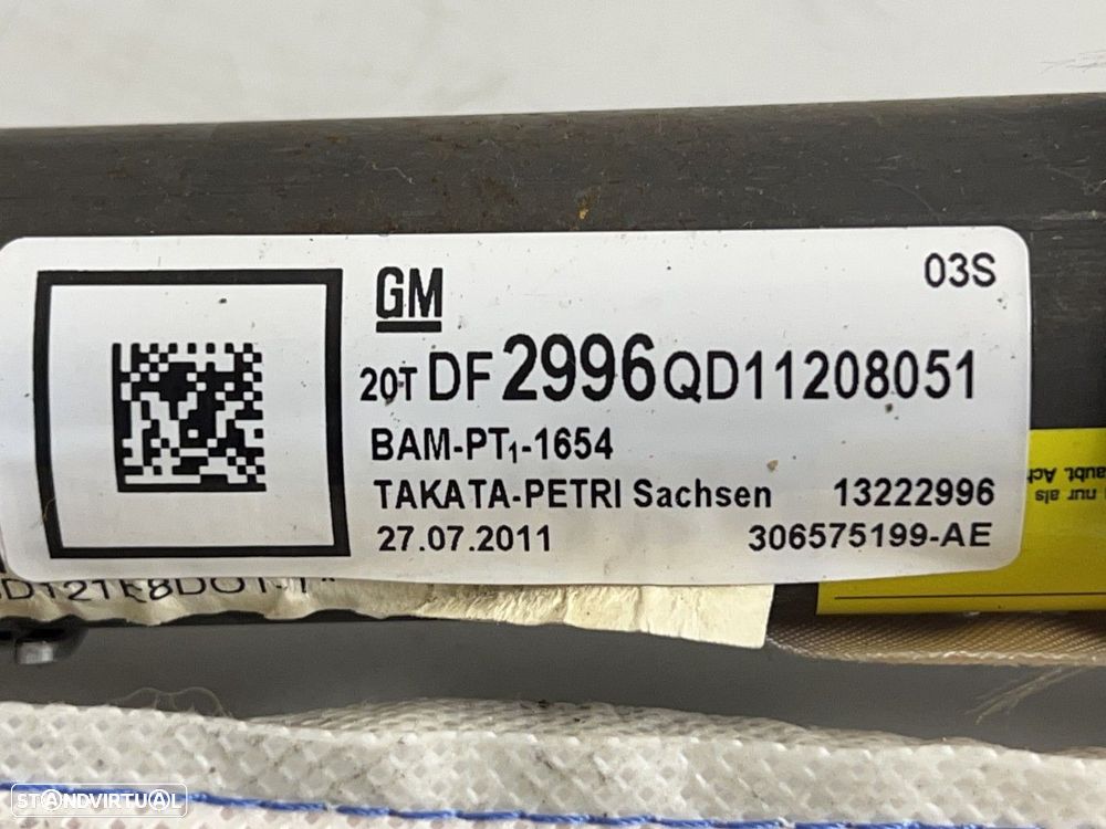 Airbag cortina Esq OPEL INSIGNIA A Sports Tourer REF. 13222996 - 3