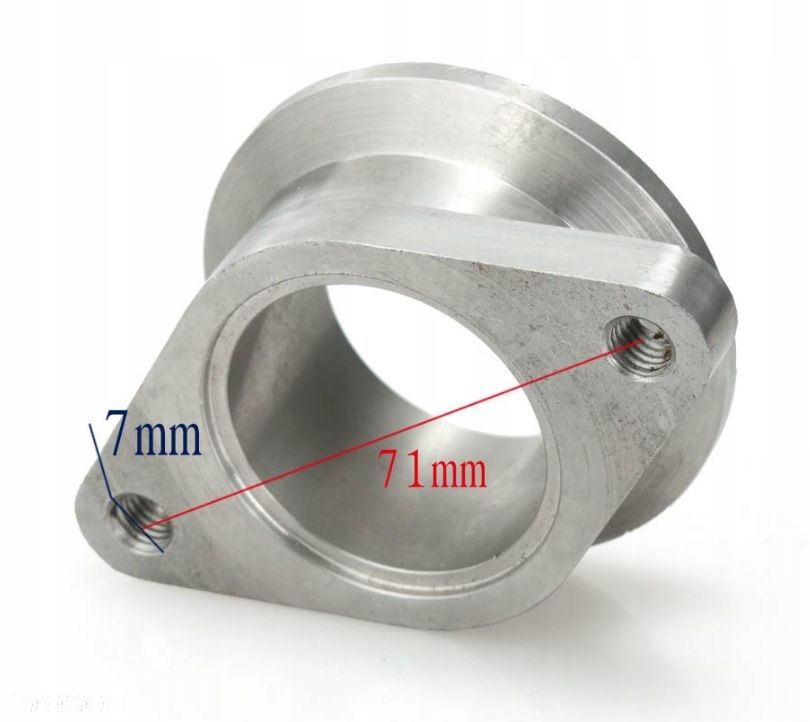 Flansza adapter przejściówka wastegate 38mm - 44mm - 3