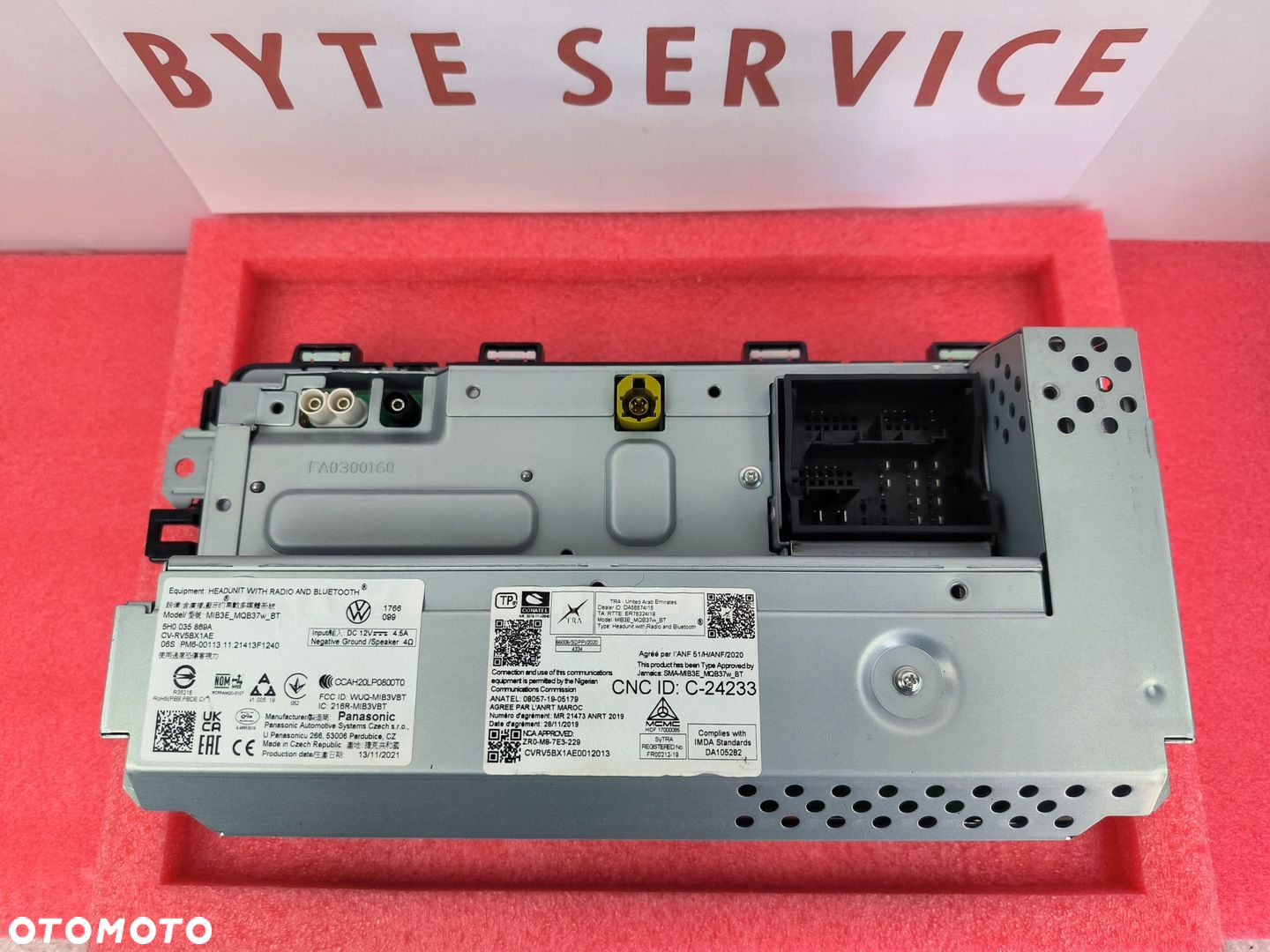 VW Volkswagen Golf 8 RADIO WYŚWIETLACZ EKRAN MONITOR EKRAN MIB3E 5H0035869A - 5
