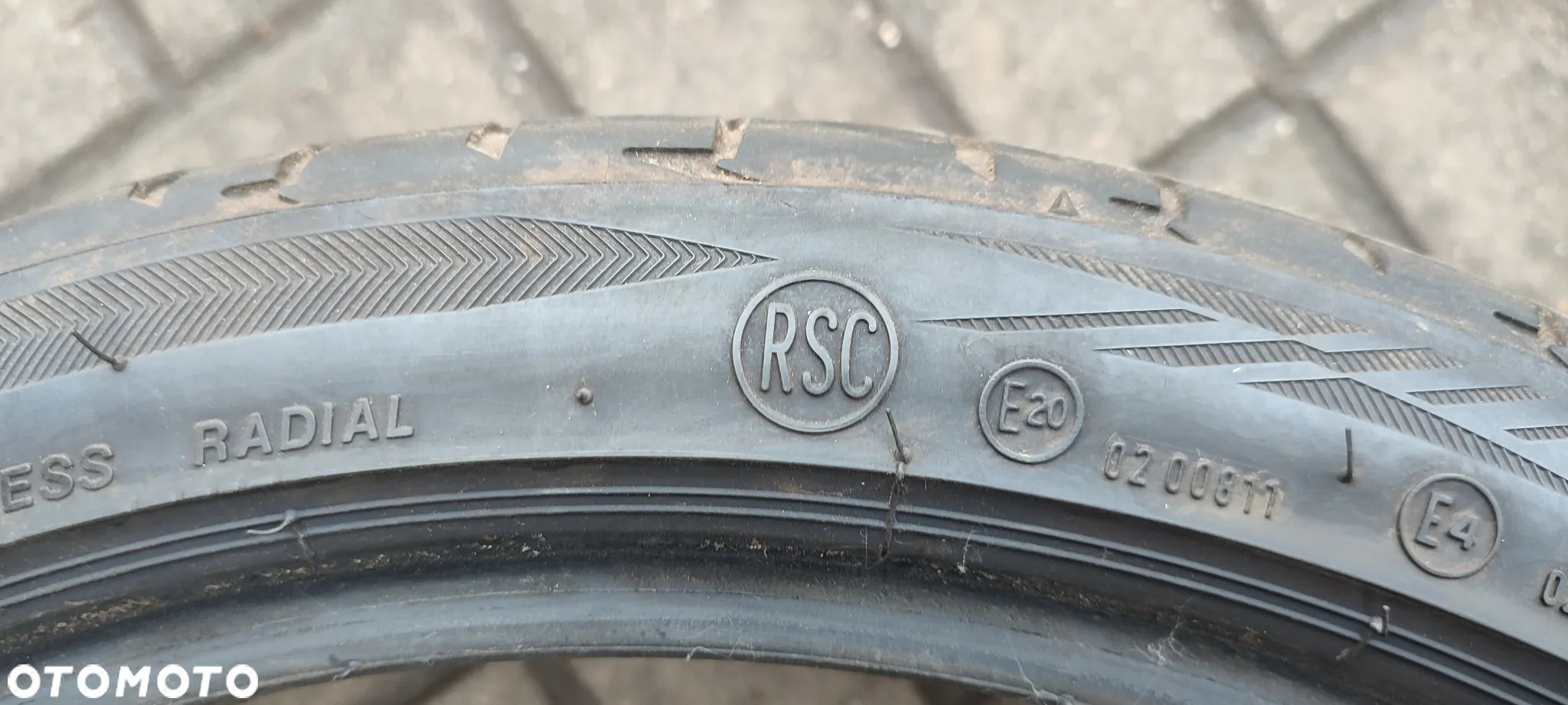 OPONY Letnie 225/40R19 BRINGESTONE POTENZA S00I (RSC) RFT (0514) 6mm LATO 2 SZTUKI para - 6