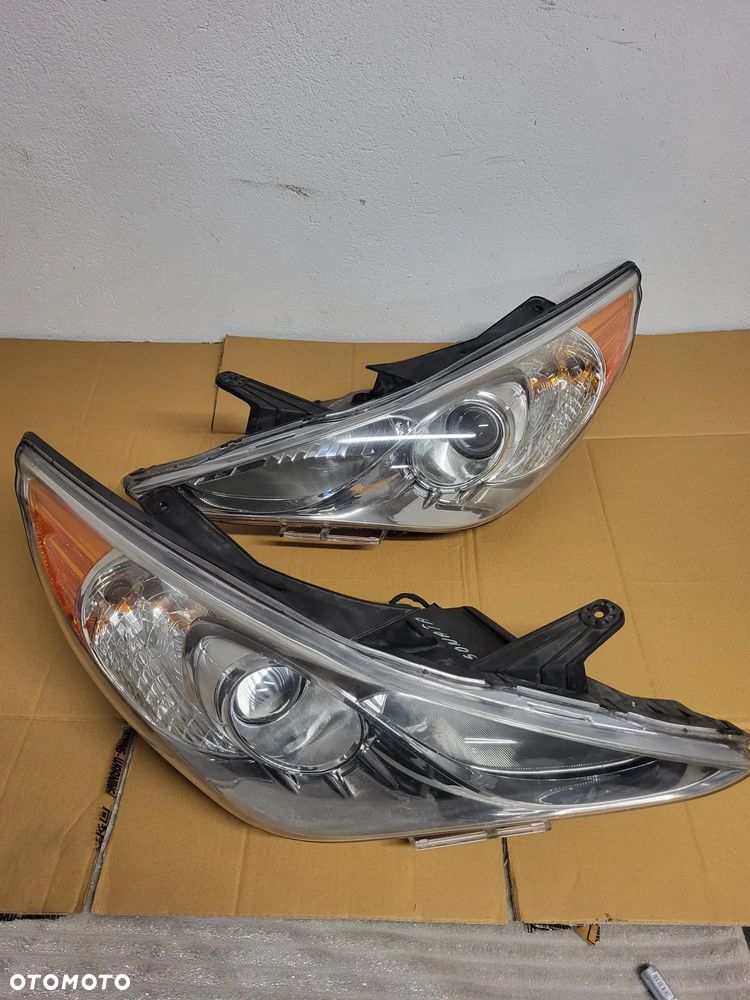 Hyundai sonata 2013rok lampa lewa przod prawa przod - 3