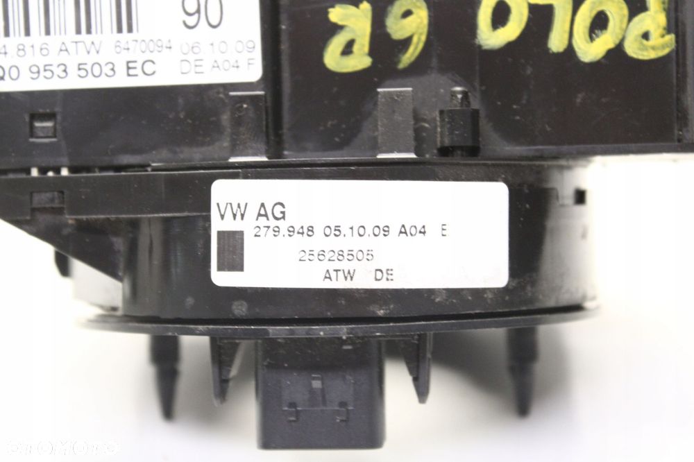 vw polo 6r 09r- przełącznik zespolony manetka taśma 6q0953503ec 279.948 - 2