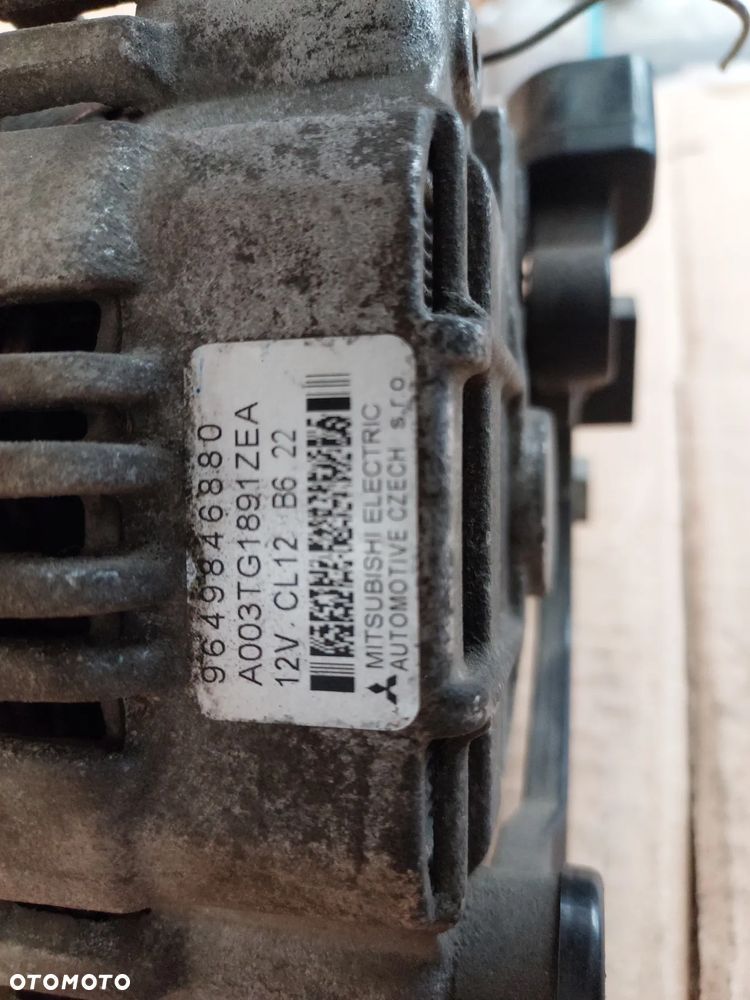 Alternator 9649846880 Citroen Peugeot 1.8 2.0 16V Szybka wysyłka paczkomat - 4