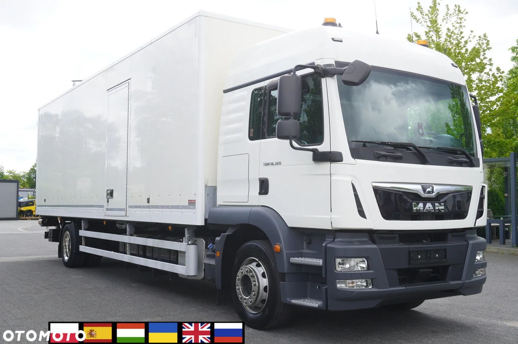 MAN TGM 18.320 / kontener 21 EPAL / 180 tys. km / Winda Dhollandia 2500 kg / kab. sypialna - 1