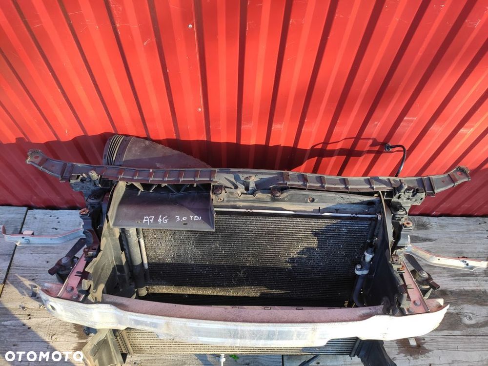 AUDI A7 4G 3.0 TDI CRT AUTOMAT PAS PRZEDNI WZMOCNIENIE CHŁODNICE WENTYLATOR - 6