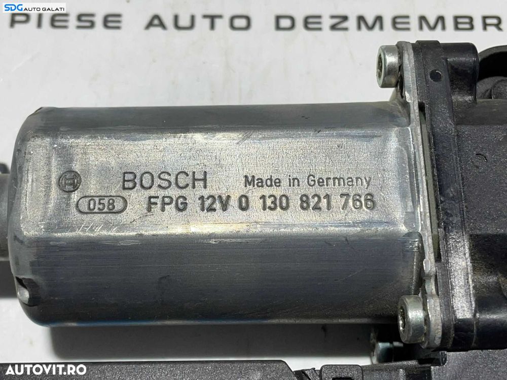 Motoras cu Modul Macara Electrica Usa Dreapta Fata Peugeot 307 2001 - 2007 Cod 9634457480 0130821766 [L3014] - 2