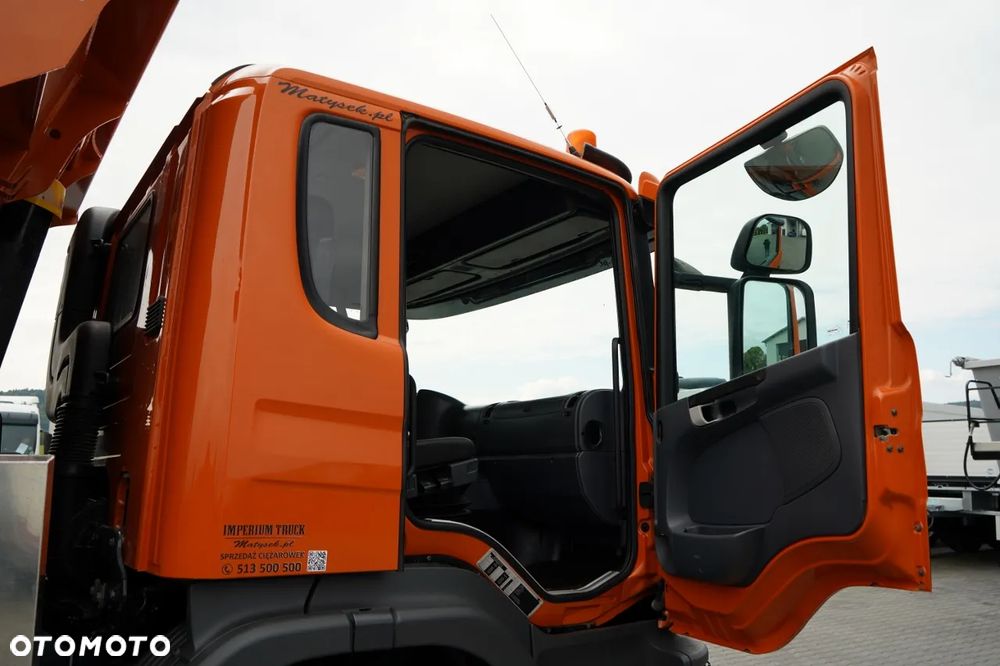 Scania P 410 / 8x4 / WYWROTKA TYLNOZSYPOWA / ALUFELGI / OPONY 100% / MANUAL / ŁADOWNOŚĆ 21 T - 34