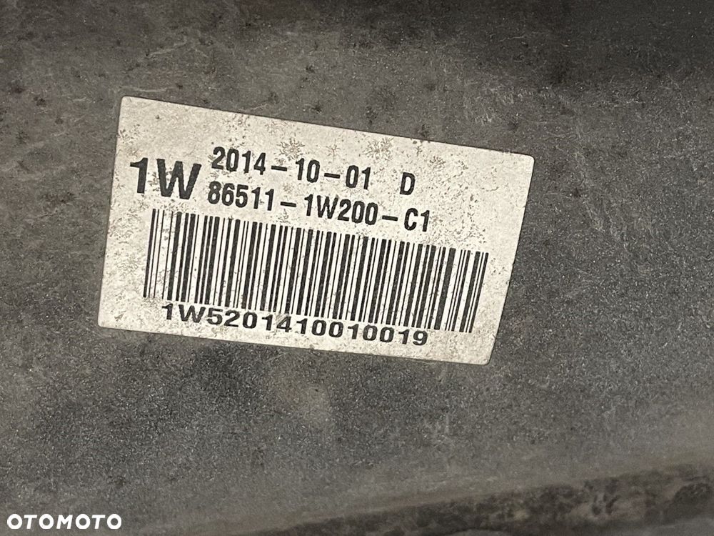 ORYGINALNY ZDERZAK PRZEDNI PRZÓD KRATKA KIA RIO III 3 BEZ PDC 10-16 86511-1W200 - 9