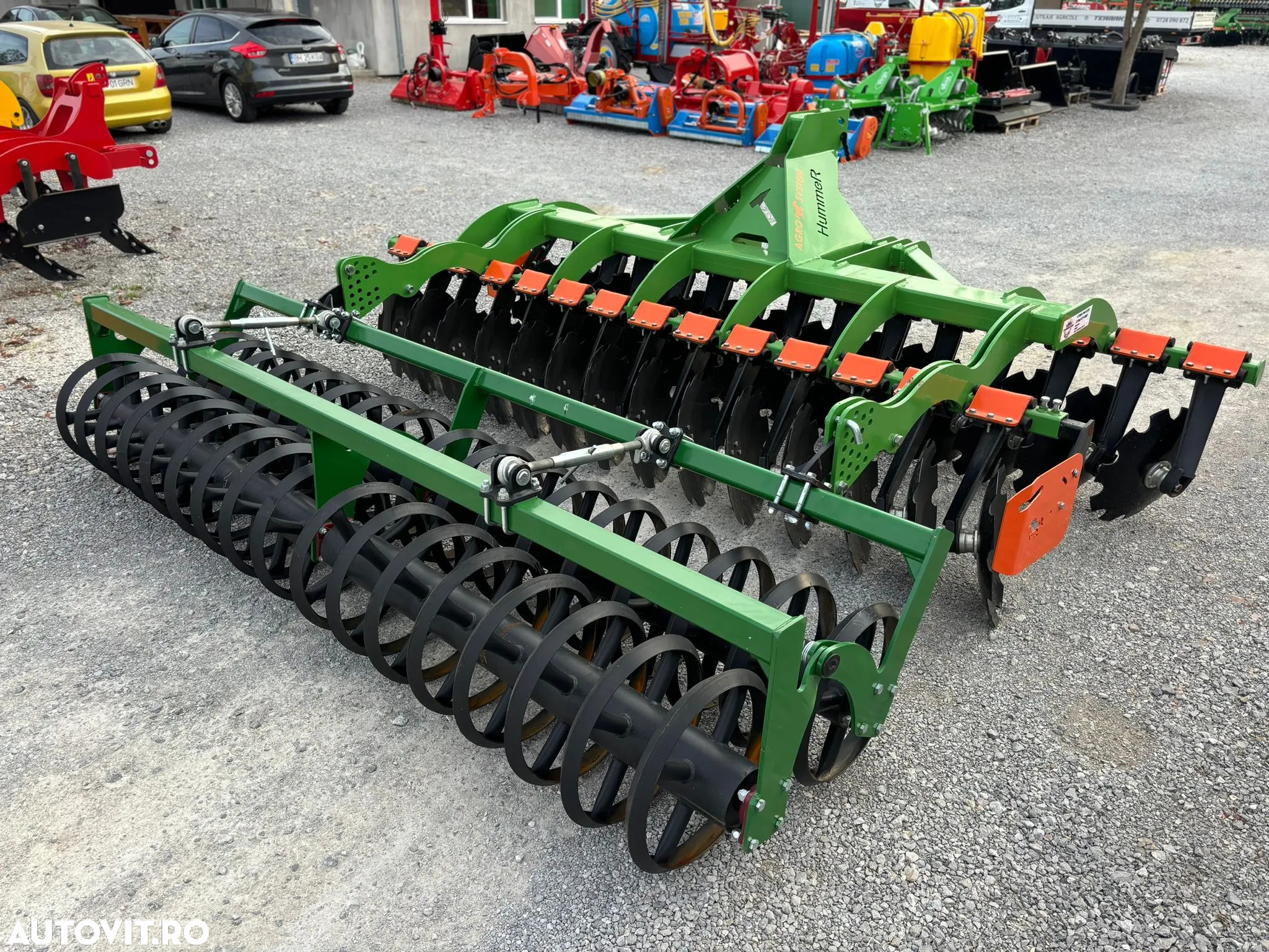 Terraking Disc HummeR profesional cu tăvălug vinclu tandem - 2