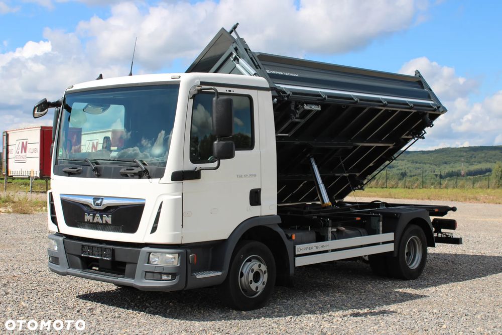 MAN TGL 12.220 12.250 Nowy 3-stronny WYWROT Kiper Wywrotka Manual Klima Blokada mostu TGM Atego Eurocargo Midlum - 13