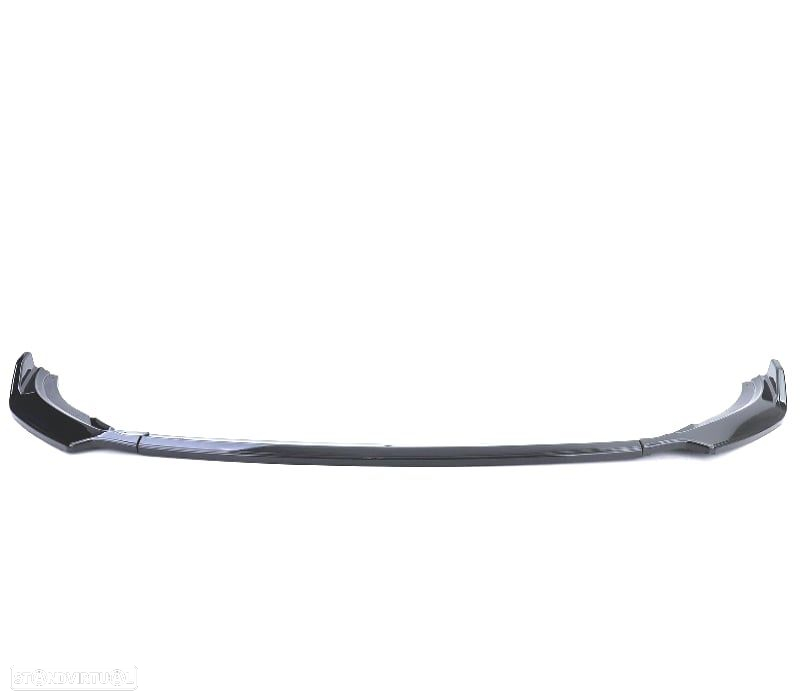 SPOILER LIP FRONTAL VOLKSWAGEN VW POLO 6 2G AW 17- PRETO BRILHANTE - 3
