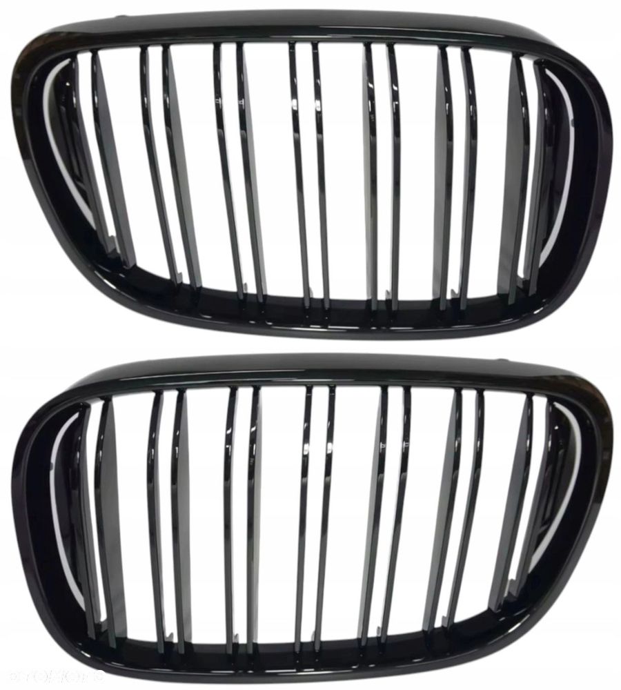 ATRAPA NERKI GRILL BMW 7 G11 G12 2015+ CZARNE ŻALUZJA KIEROWNICA POWIETRZA - 7