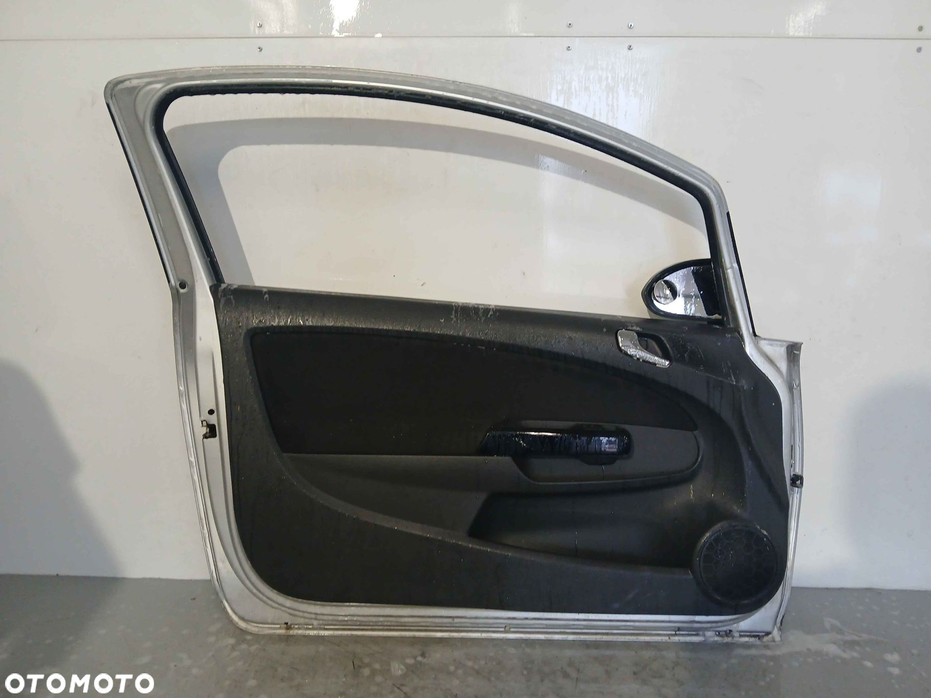 } DRZWI PRZÓD PRZEDNIE LEWE OPEL CORSA D Z157 SREBRNE 3D 3 DRZWI HB - 5