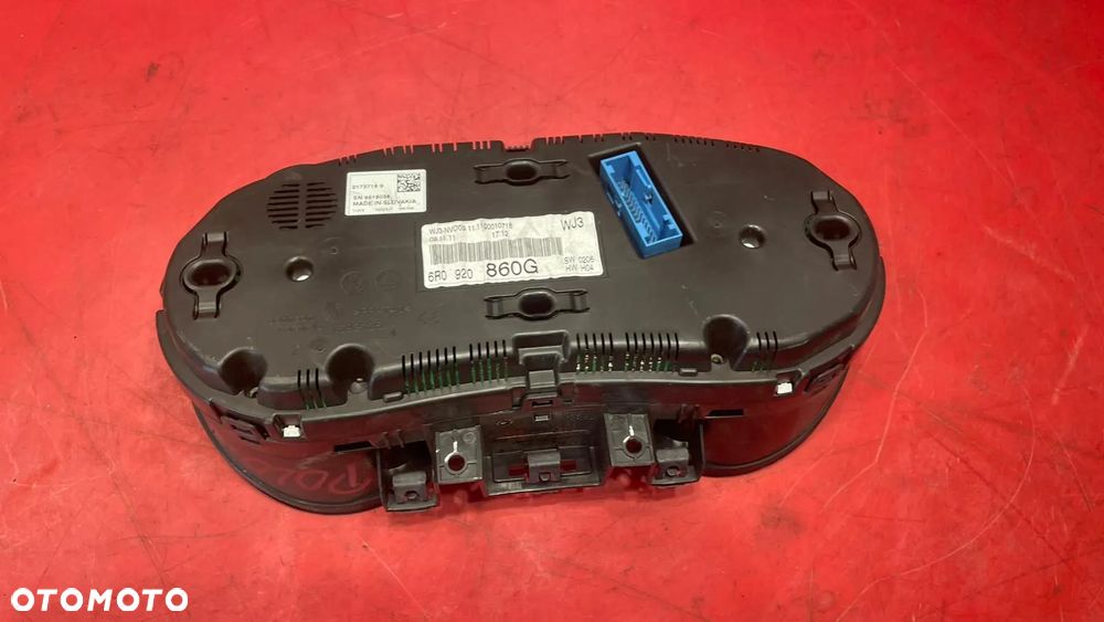 VW POLO 6R 3D 1.2 LICZNIK ZEGAR OBROTOMIERZ 6R0920860G - 7