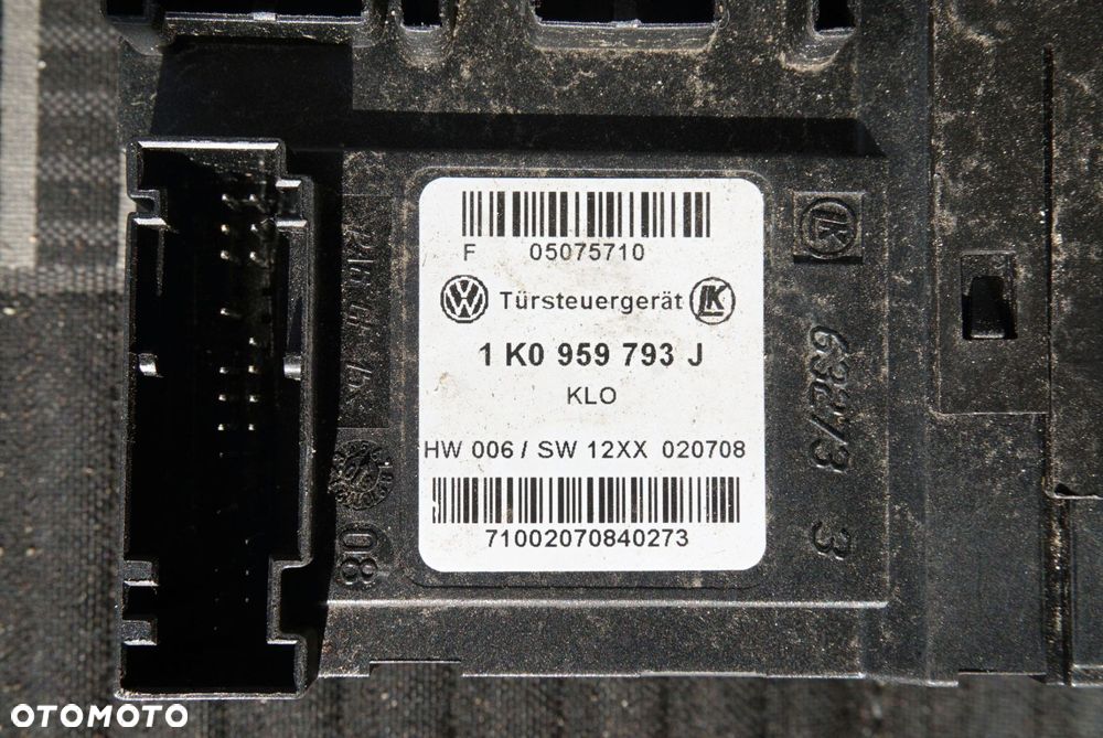 SILNICZEK SZYBY LEWY PRZÓD GOLF V 1K0959793J 1K0959701AK VOLKSWAGEN 2003-2009 - 2