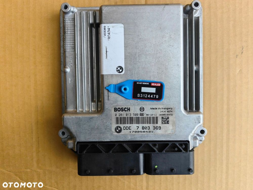 Komputer sterownik silnika BMW 3.0D 231KM M57N2 e9x e6x 7803369 (4479) - 1