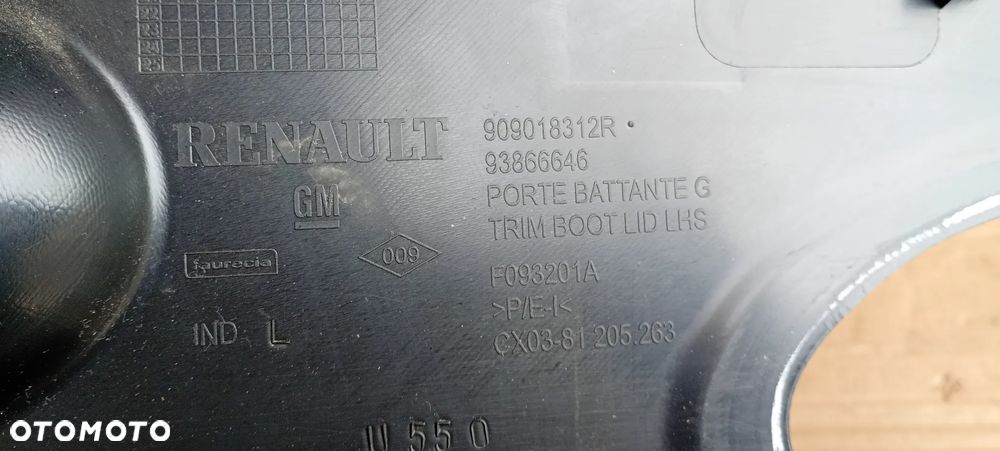 Boczek tapicerka lewy tył tylna Opel Vivaro B Trafic III - 9