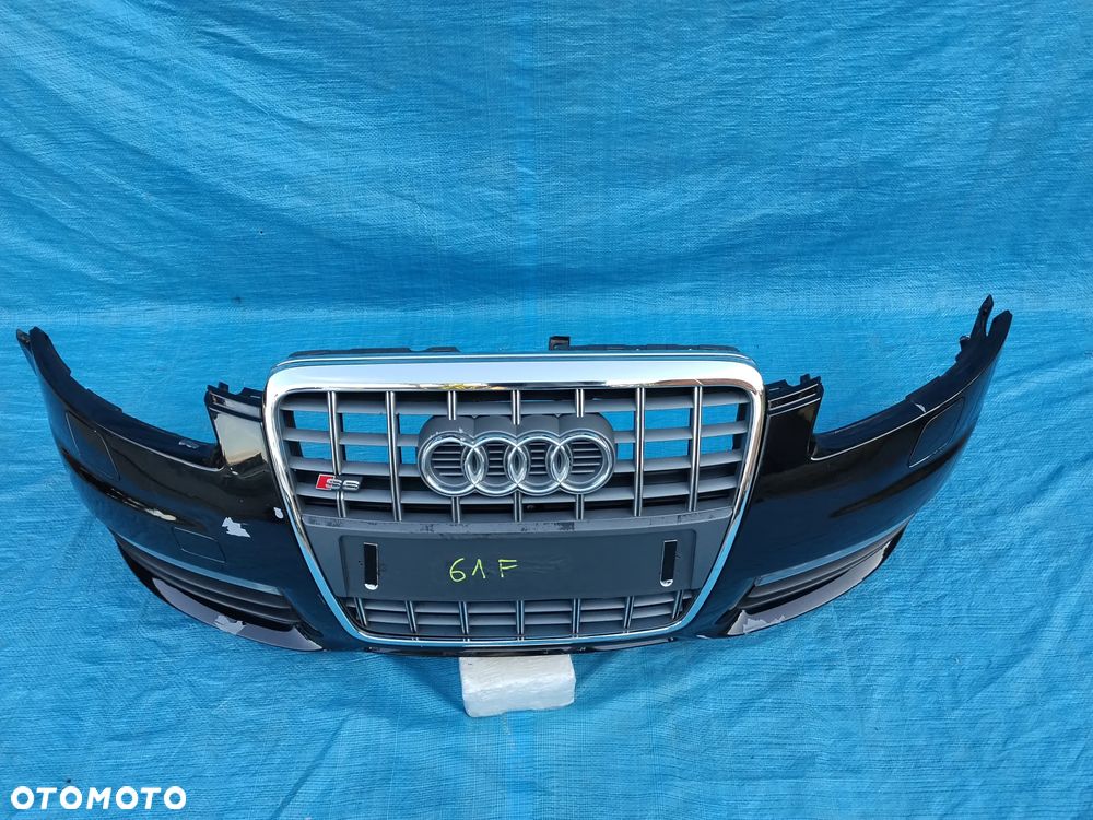 61F Zderzak przód przedni kompletny audi A6 S6  C6 SPRYSKI  wysyłka - 4