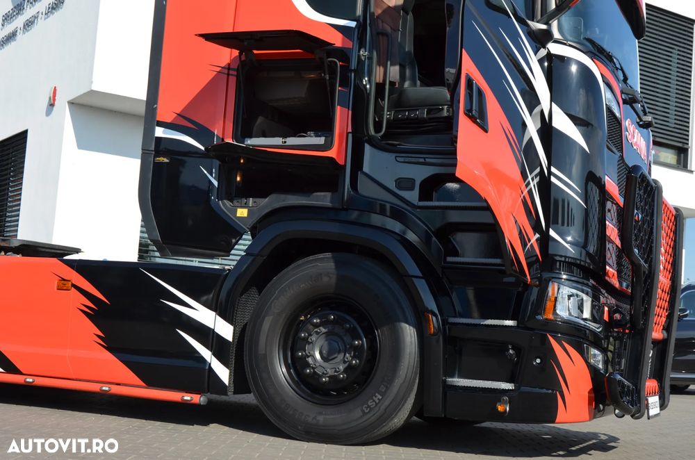 Scania S 500 / 2019 / KLIMA P. / 4 PODUSZKI / FULL LED / TRUX / ACC / SKÓRA / NAVI / DE / 7408 - 15