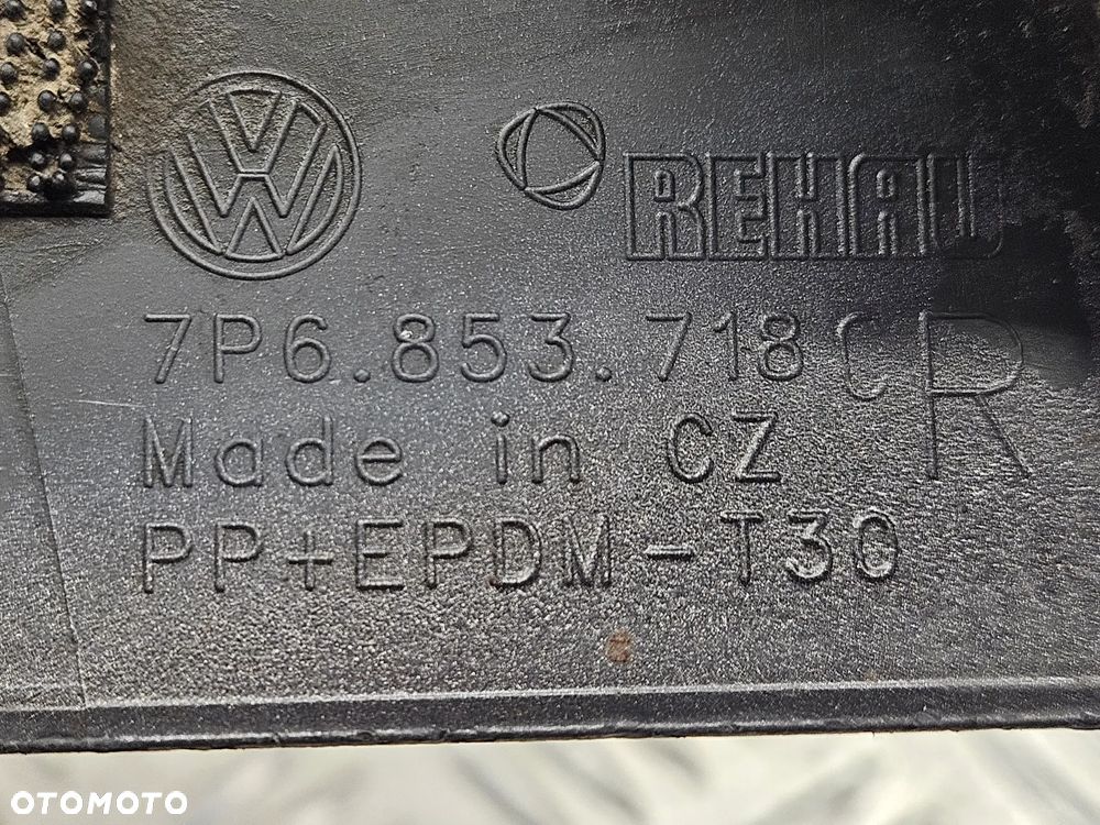 VW TOUAREG 7P 10-18R NAKLADKA BLOTNIKA LISTWA PRAWA LR7M 7P6853718 C - 3