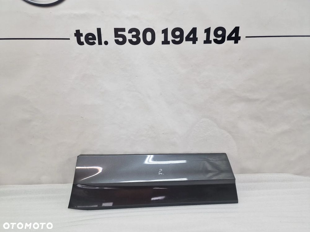 VW TOUAREG III 3 760 R-LINE 17- LEWA LISTWA DRZWI TYLNA TYLNIA TYŁ , NR 760854949D , GRAFITOWY METALIK / SZARY , NR AUKCJI LD2