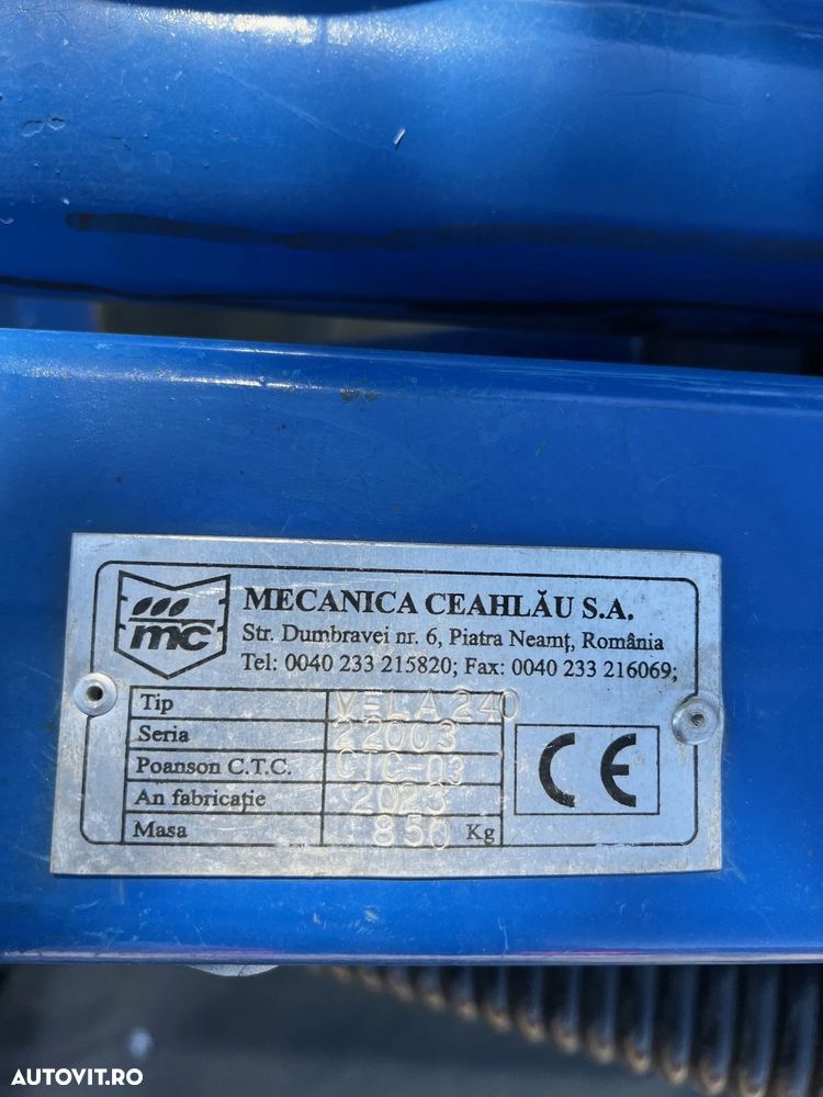 Mecanica Cositoare VELA 240 - 7