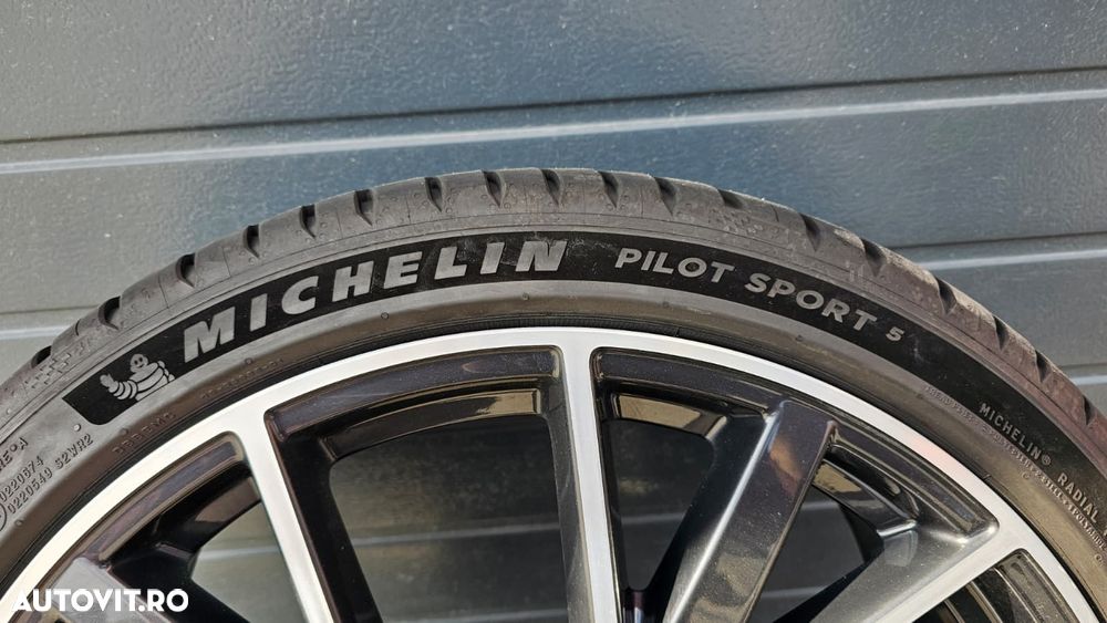 Oferim spre vanzare roti vara Audi A7 cu anvelope Michelin Pilot Sport 5  255/35/RZ21 - 15