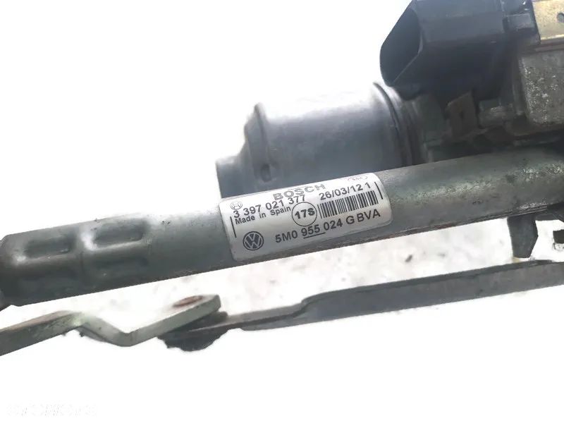 VW GOLF VI PLUS 12r MECHANIZM WYCIERACZKI PRAWY 5M0955024G - 2