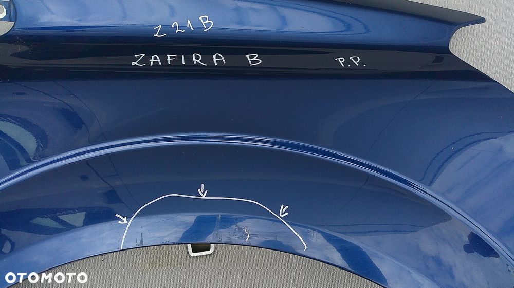 OPEL ZAFIRA B BŁOTNIK PRAWY Z21B - 2