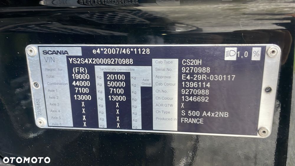 Scania S 500/Automat/Retarder/Euro 6 D - 30