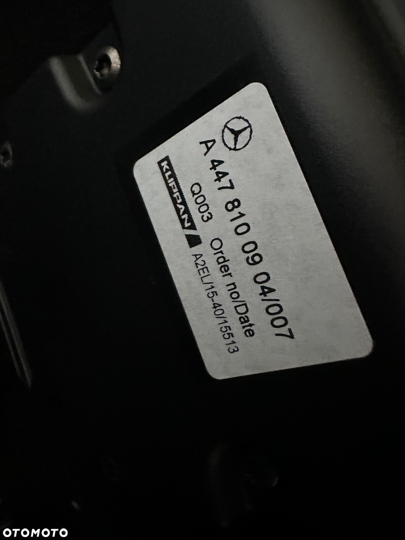 MERCEDES 447 v klasa vito METRIS półka schowek bagażnika - 2