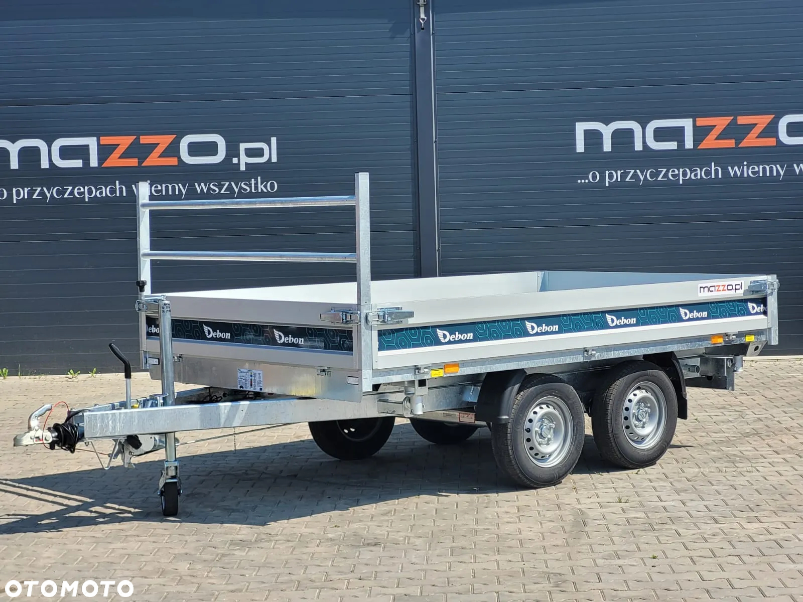 Debon Dostawa przyczepa wywrotka 306x180x30cm DMC2600kg POMPA ELEKTRYCZNA, WYWROT NA 3 STRONY - 3