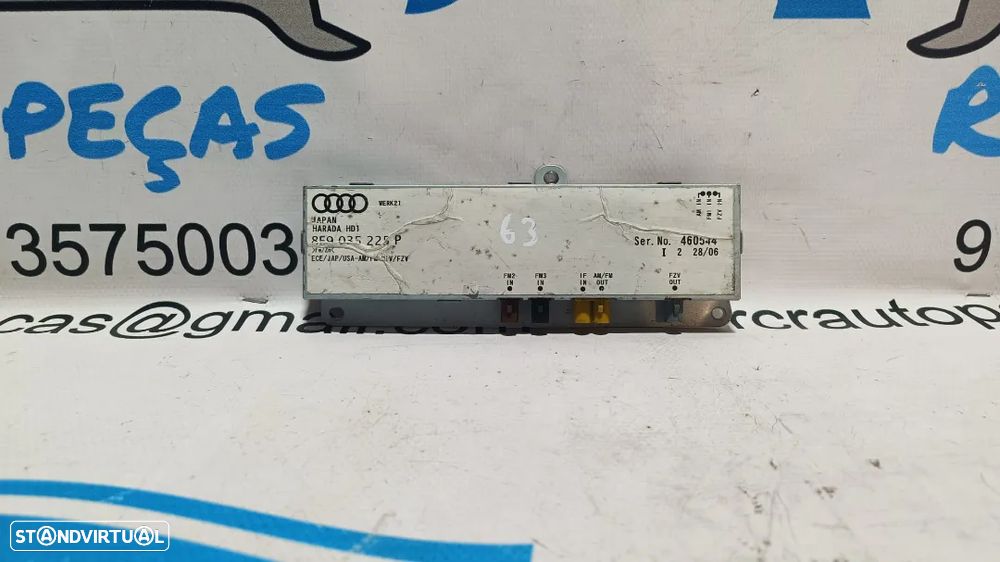 CENTRALINA MODULO ANTENA RADIO GPS SINAL BASE AMPLIFICADOR AUDI A4 B7 8E0035225P 8E0035225 A4 B6 A5 8T0 8T3 8TA - 4