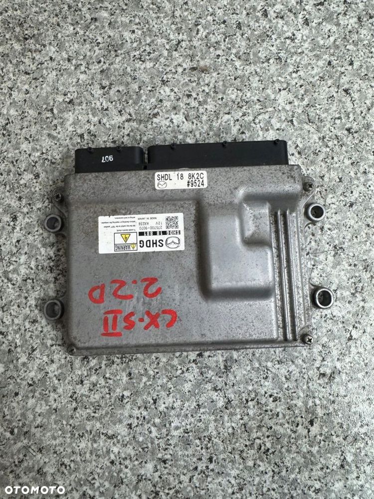 komputer silnika mazda cx-5 cx5 ii 2017-2021 2.2 d shdg 18 881 275700-9070 - 6
