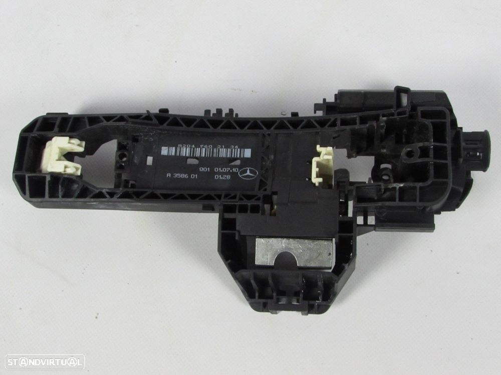 Suporte punho da porta Esquerdo/Trás/Exterior Seminovo/ Original MERCEDES-BENZ C...