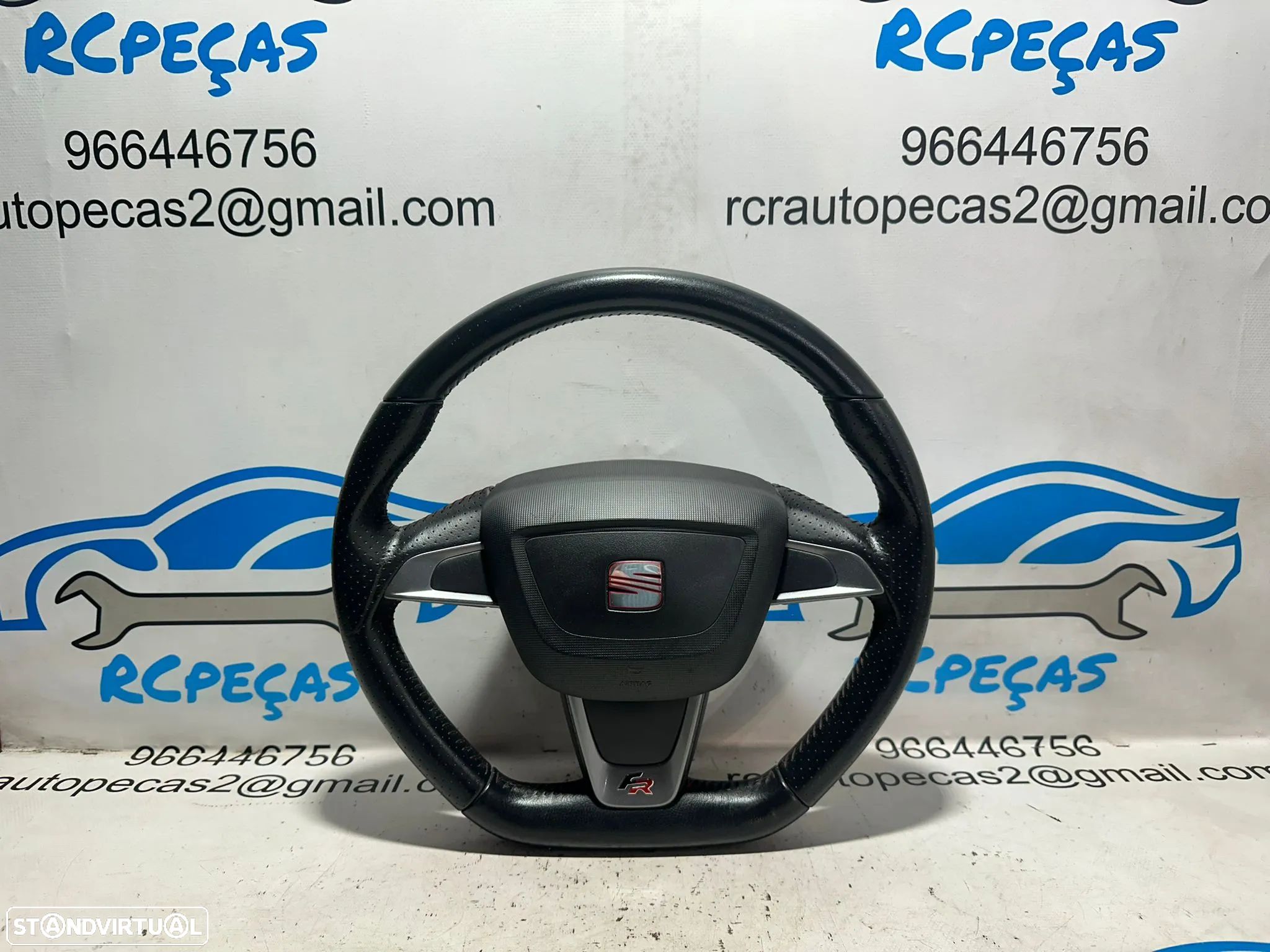 .Volante Airbag Pele Perfurada Seat Ibiza 6J FR MK5 2008 - 2017 - 1