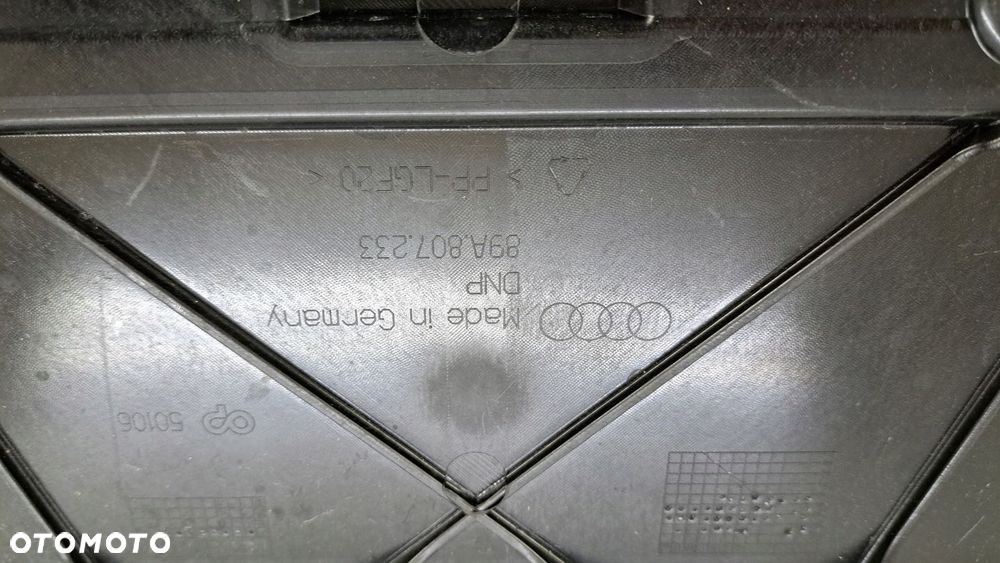 ZDERZAK GRILL AUDI Q4 89A BLACK LINE S-LINE 2020-2023 OE EMBLEMAT - 3